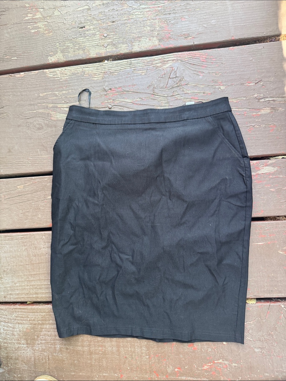 Tailored Black Women's Pencil Skirt